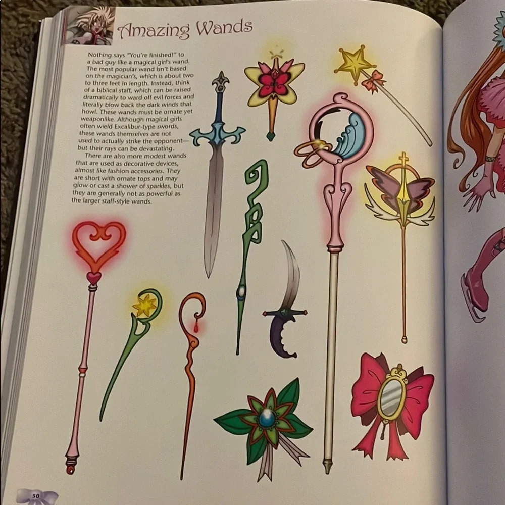 Manga Mania Bishoujo: How to Draw Magical Girls Art Book by Christopher Hart - Picture 5 of 14